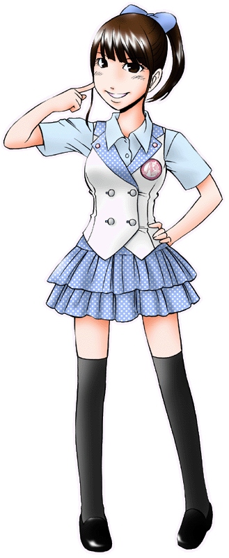 A.i cafeの制服のイラスト