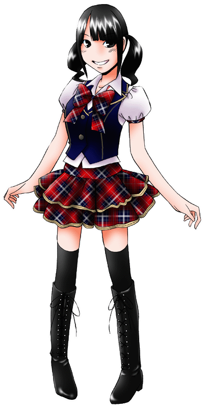 AKB48カフェの制服のイラスト