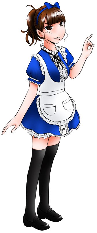 魔法の国のアリスの制服のイラスト