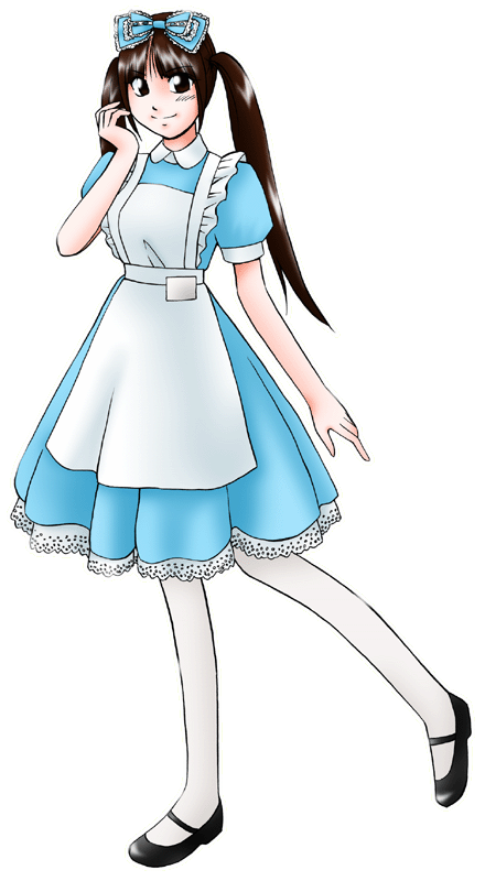アリスとラムネの制服のイラスト