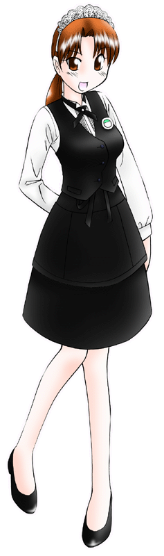 サロン・ド・テ アンジェリーナANGELINAの制服のイラスト