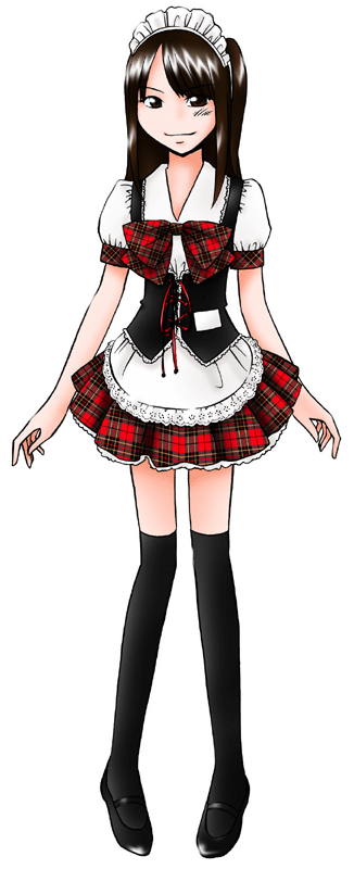 あきば とっぷすいーとの制服のイラスト
