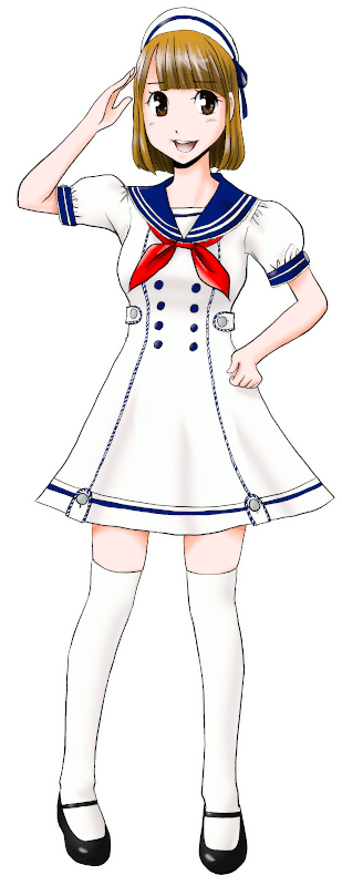 Azure Mariner(アズールマリナー)の制服のイラスト