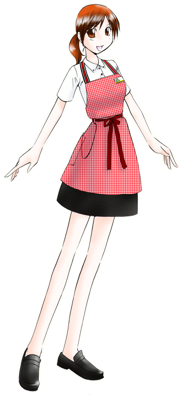 BLDYの制服のイラスト