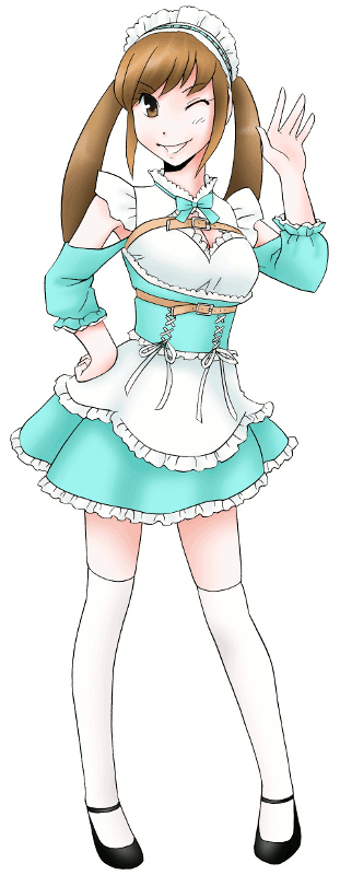 BLUE EGG（ブルーエッグ）の制服のイラスト