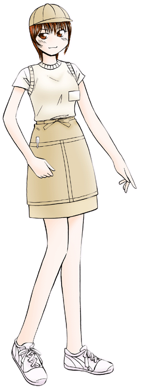 マダムカフェぶどう圓オンブラージュの制服のイラスト