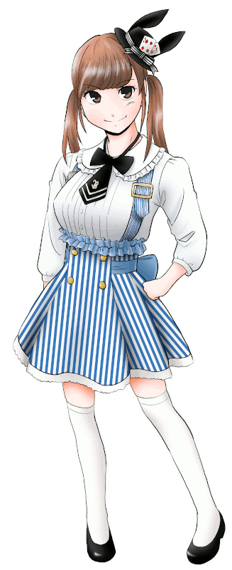 BUNNY♥︎BUNNYの制服のイラスト