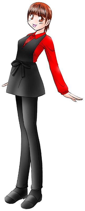 カレー＆喫茶 BYRONの制服のイラスト