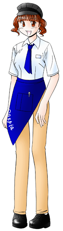 カスピアの制服のイラスト