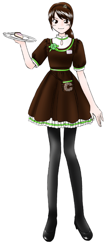CheeseCakeFactoryの制服のイラスト