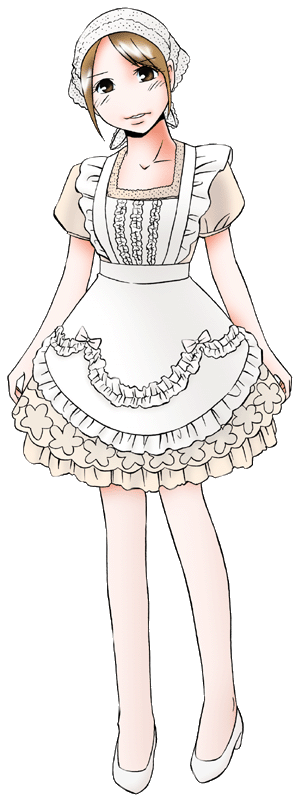 CHIYO FOODSの制服のイラスト