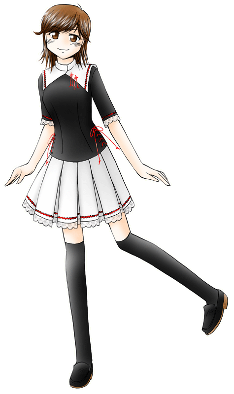 L@yers Cafe COMOKの制服のイラスト