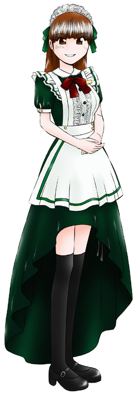 くろすろ～どの制服のイラスト