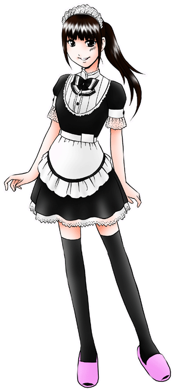キッチンメイド Cafe De La Bonne（カフェ デ ラ ボーン）の制服のイラスト