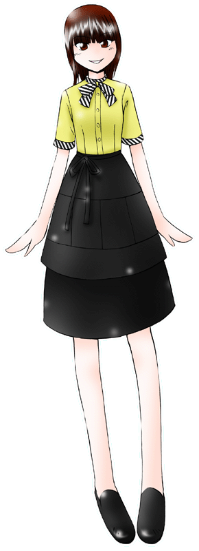 皇華の制服のイラスト
