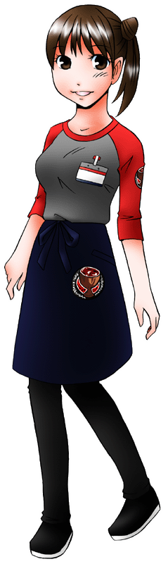 ほぉーバルの制服のイラスト
