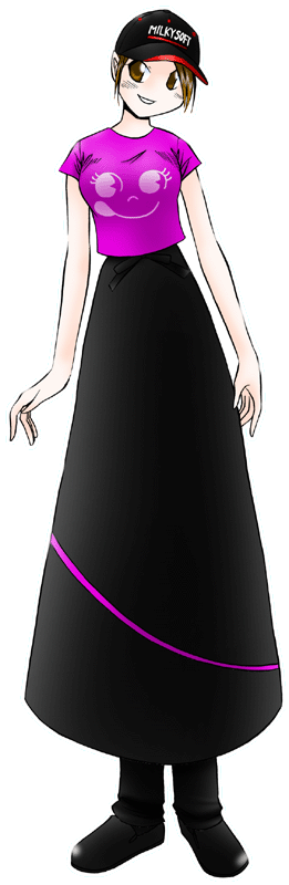 MILKY SOFTの制服のイラスト