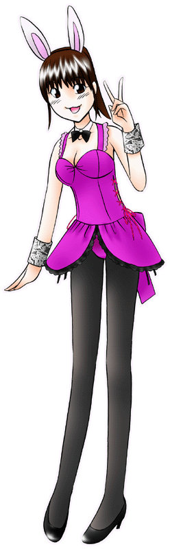 Funny Bunny ファニーバニーの制服のイラスト