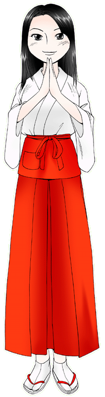 月天の制服のイラスト