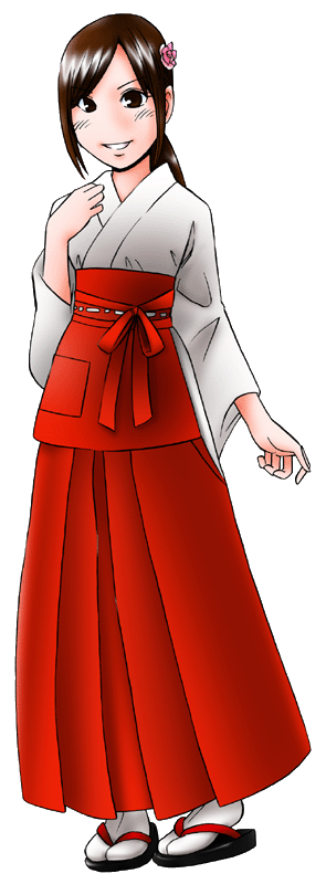 月天の制服のイラスト