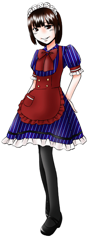 幻橙館の制服のイラスト