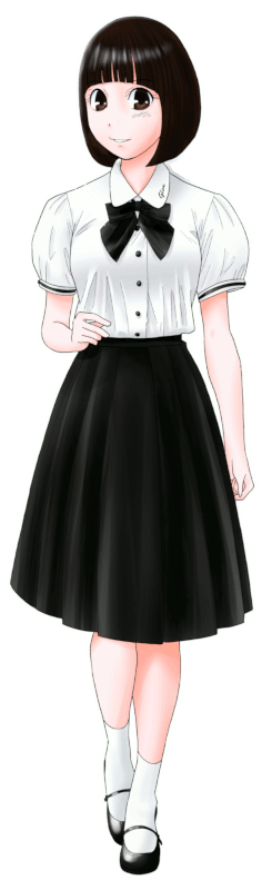 gion（ぎおん）の制服のイラスト