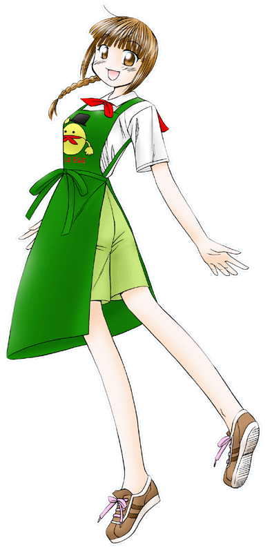 ハローエッグの制服のイラスト