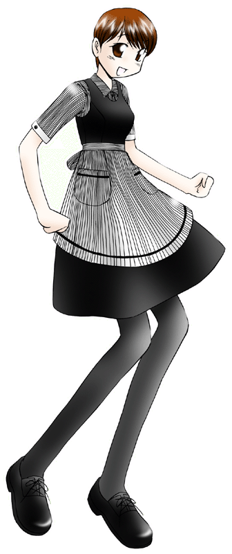 一番館の制服のイラスト