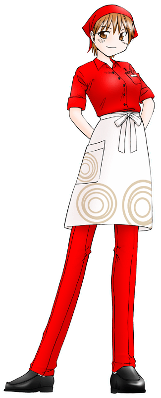 ユーハイムの制服のイラスト