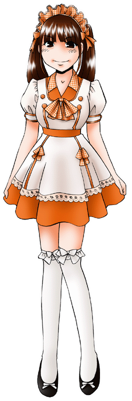 スープカレーカムイの制服のイラスト