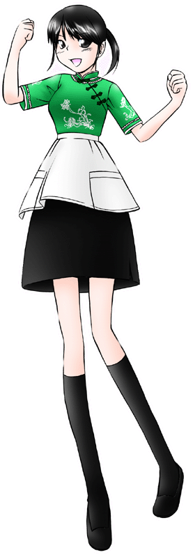 花蓮の制服のイラスト
