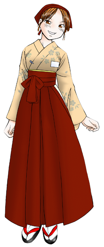 桂新堂の制服のイラスト