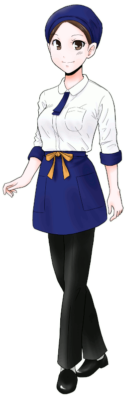 木村家の制服のイラスト
