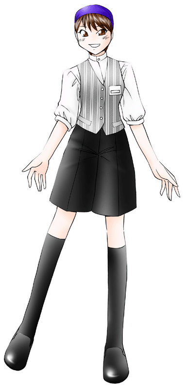 神戸 北の坂の制服のイラスト