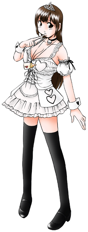 居酒屋 こくまろみるくの制服のイラスト