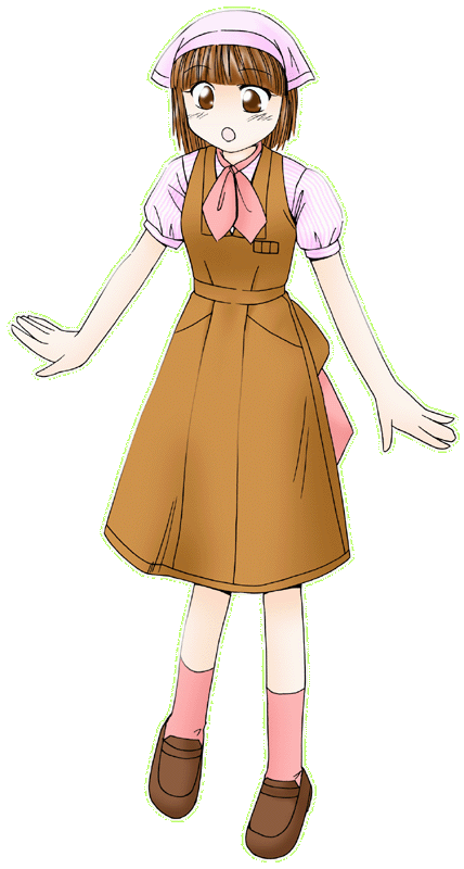 とんかつＫＹＫの制服の制服のイラスト