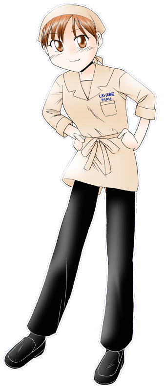 ラビアージュの制服のイラスト