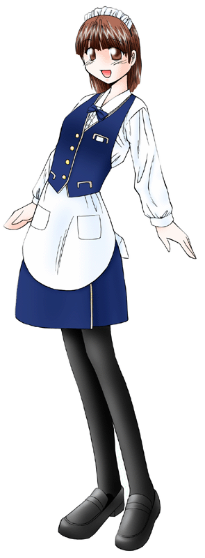 フルーツパーラー レモンの制服のイラスト