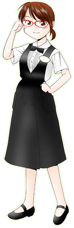 ロムレットの制服のイラスト