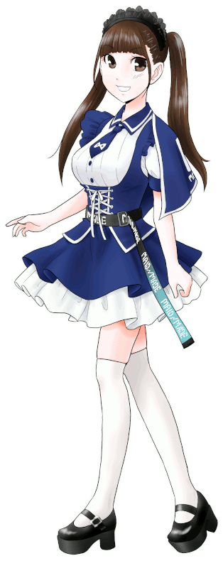 MAID√MADEの制服のイラスト