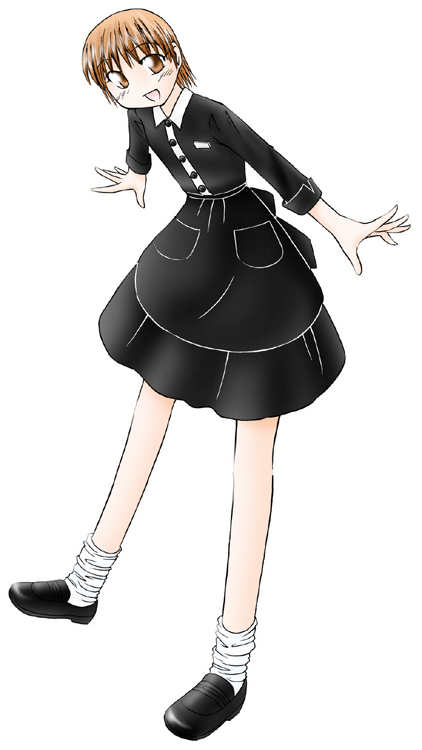 美々卯の制服のイラスト
