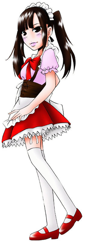萌えりぃの制服のイラスト