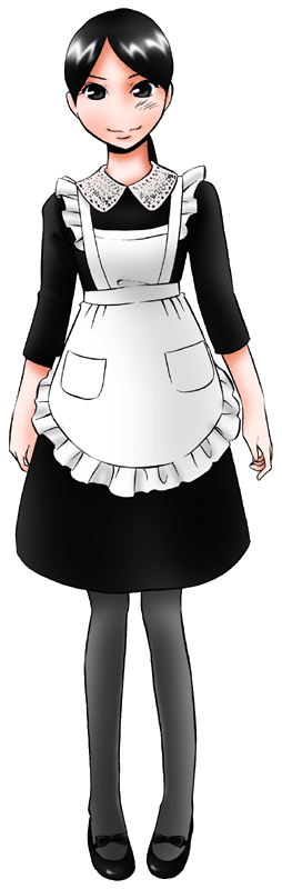 パティスリーモナミの制服のイラスト
