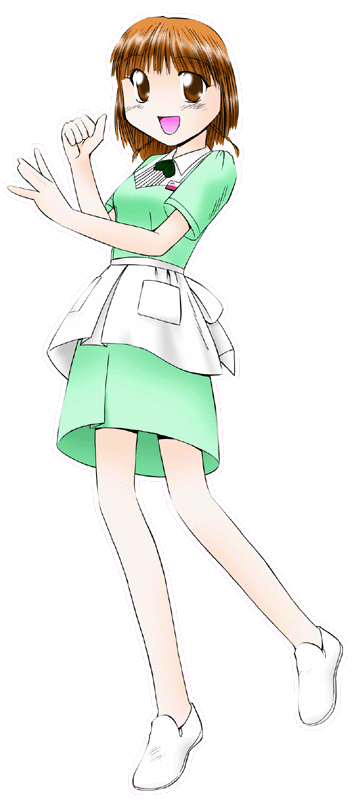 レストラン MORINAGAの制服のイラスト