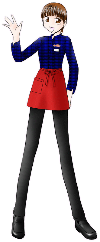永坂更科の制服のイラスト