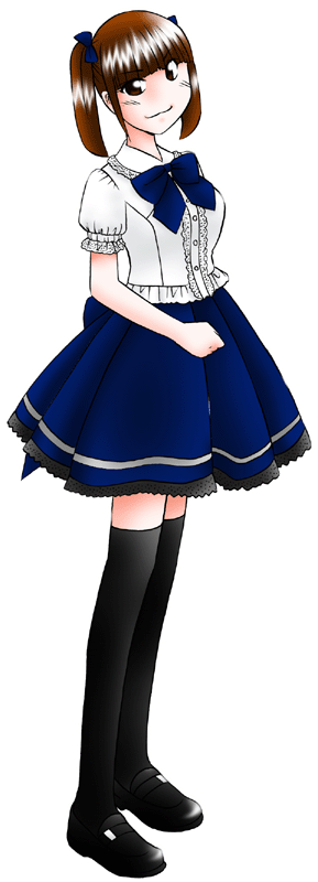 妹系カフェＮＡＧＯＭＩの制服のイラスト