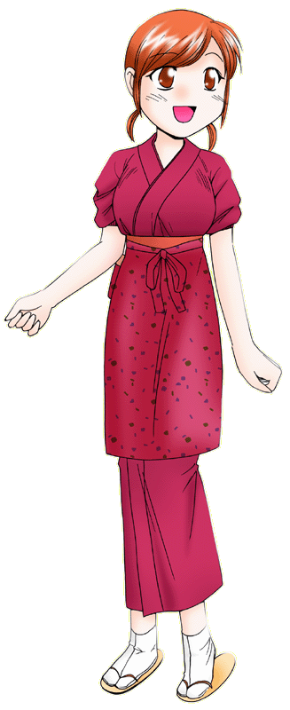 中の濱の制服のイラスト