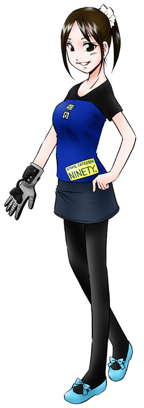 NINETY.の制服のイラスト