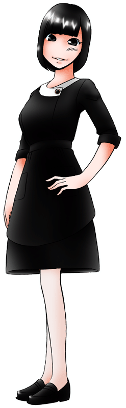 おばんざい料理みわの制服のイラスト