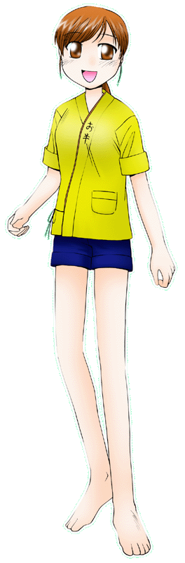 お半の制服のイラスト